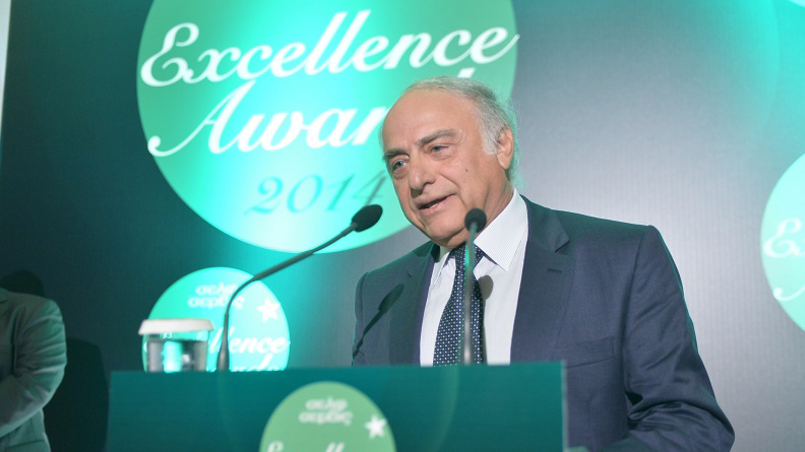 Honorary award "Life Achievement Award 2014» for Mr. Vitouladitis Constantin, CEO of MEGA Disposables S.A