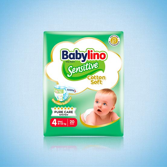 Babylino Sensitive Cotton Soft No. 4