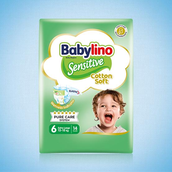 Babylino Sensitive Cotton Soft No. 6