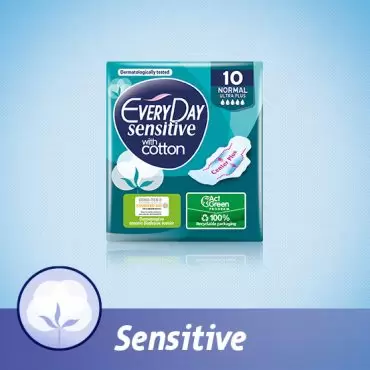 EveryDay Ultra Plus Sensitive with cotton Extra Long » Mega, everyday cotton