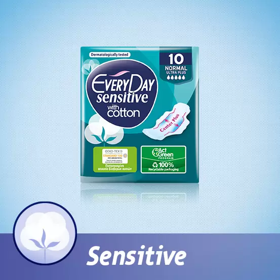 EveryDay Ultra Plus Sensitive with cotton Normal