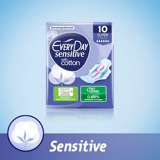 EveryDay Ultra Plus Sensitive with cotton Super