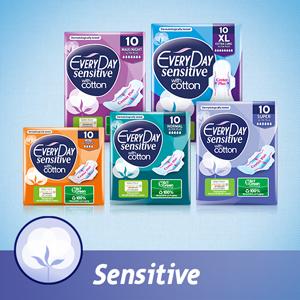 EveryDay Ultra Plus Sensitive with Cotton