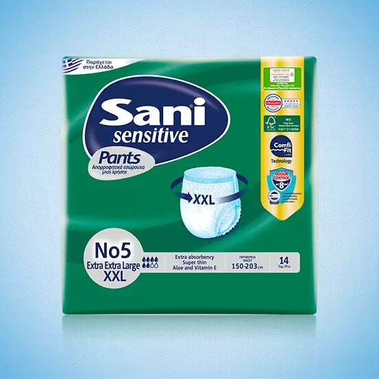 Sani Sensitive pants Extra Extra Large No5 150-203cm