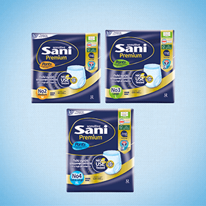 Ελαστικά εσώρουχα Sani Sensitive Premium