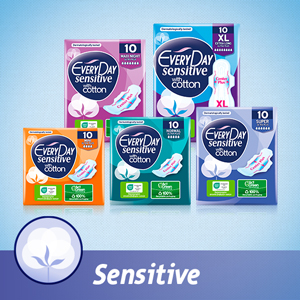 EveryDay Ultra Plus Sensitive with Cotton