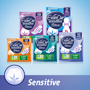 EveryDay Ultra Plus Sensitive with Cotton