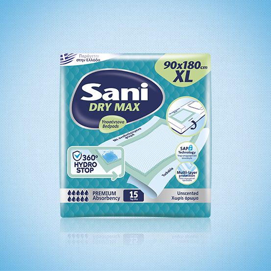 Sani DRY MAX XL bedpads (tuckable)